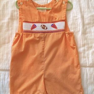 Clemson tigers boys smocked Jon Jon